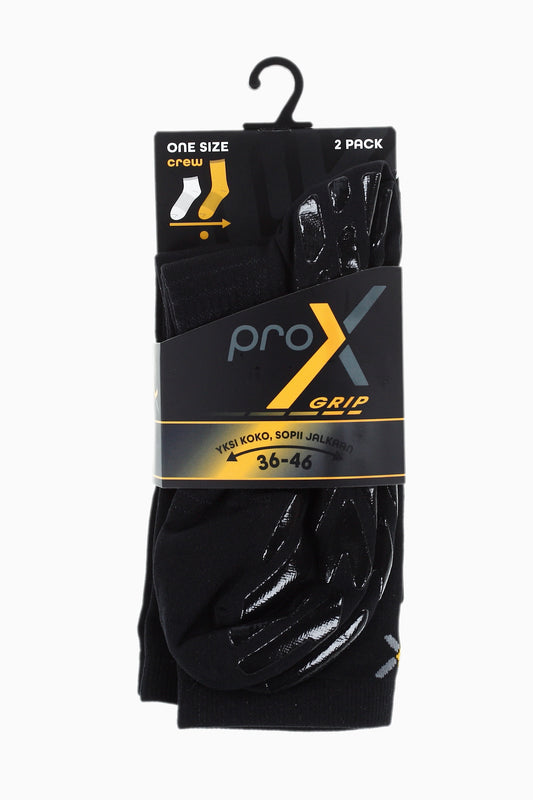 Pro-X Grip High-Cut Socks — 2 Pack