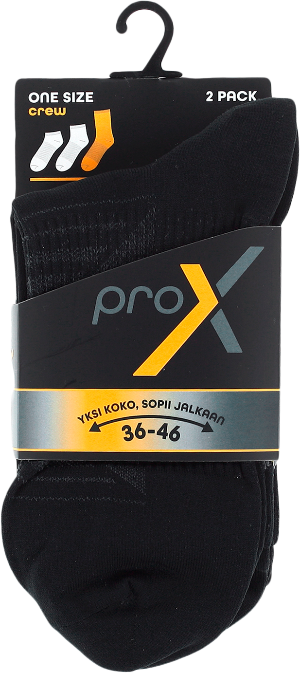 Pro-X High-Cut Athletic Socks — 2 Pack