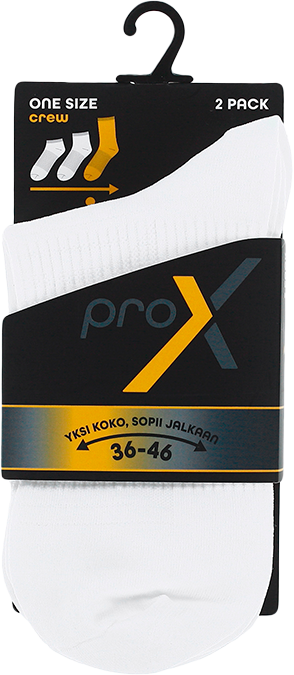 Pro-X High-Cut Athletic Socks — 2 Pack