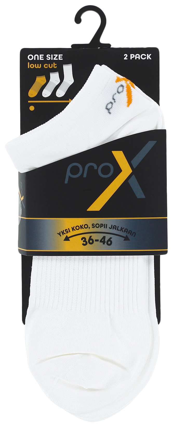 Pro-X Ankle-Cut Athletic Socks — 2 Pack