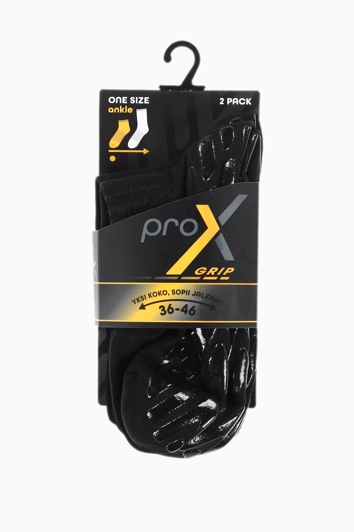 Pro-X Grip Crew Socks — 2 Pack