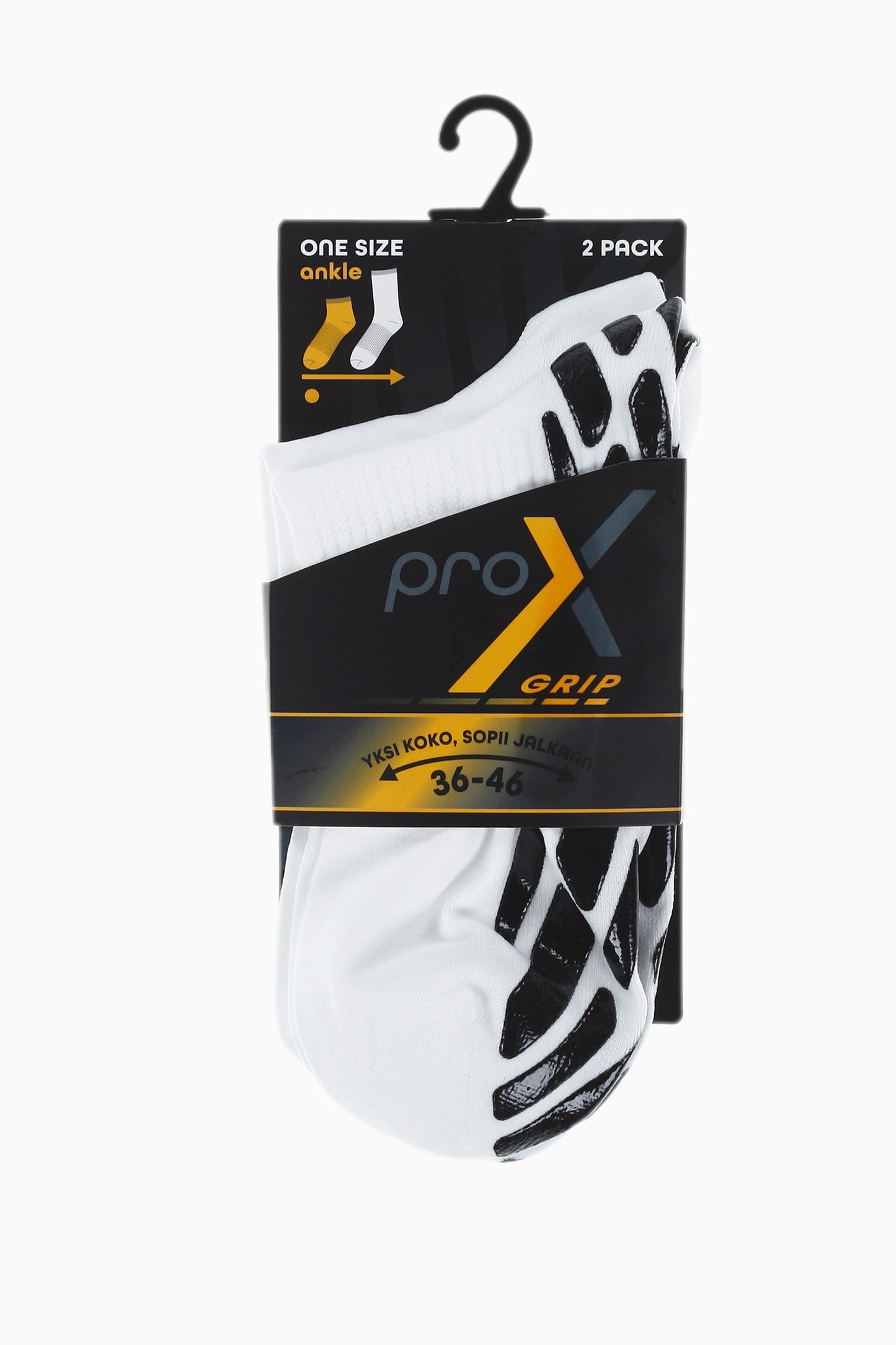 Pro-X Grip Crew Socks — 2 Pack