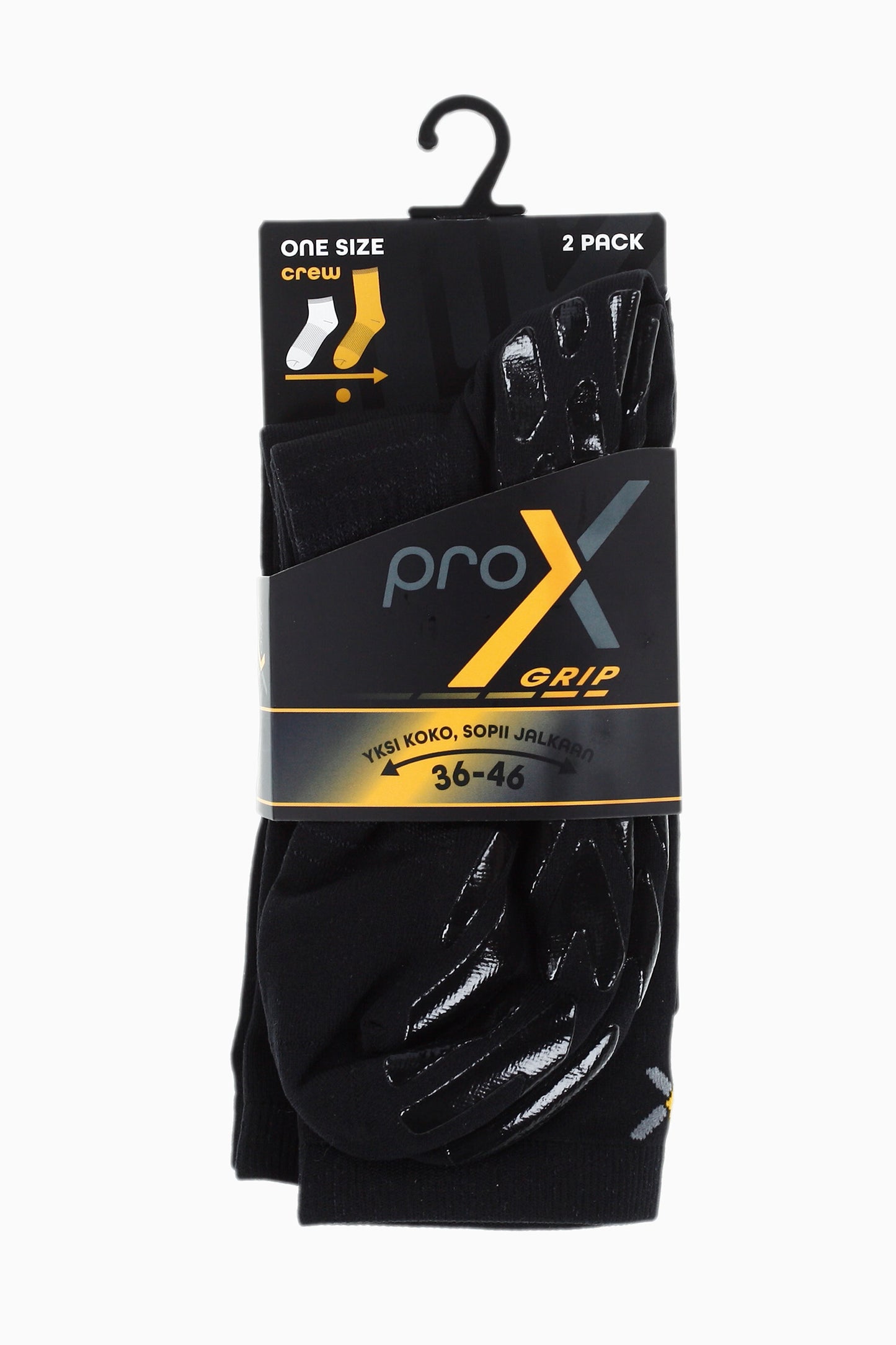 Pro-X Grip High-Cut Socks — 2 Pack