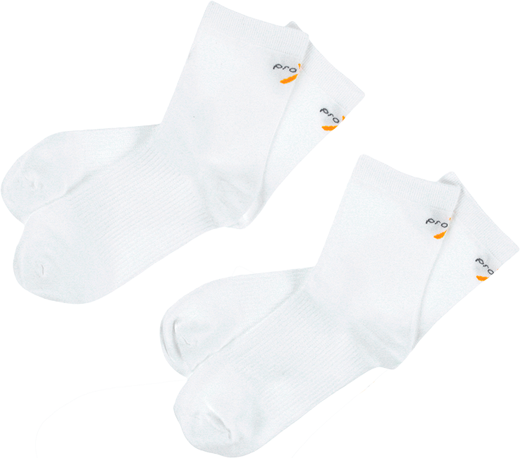 Pro-X High-Cut Athletic Socks — 2 Pack